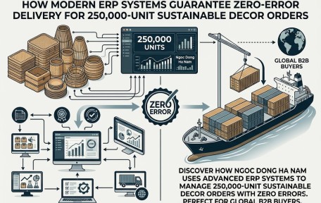 How Modern ERP Systems Guarantee Zero-Error Delivery for 250,000-Unit Sustainable Decor Orders